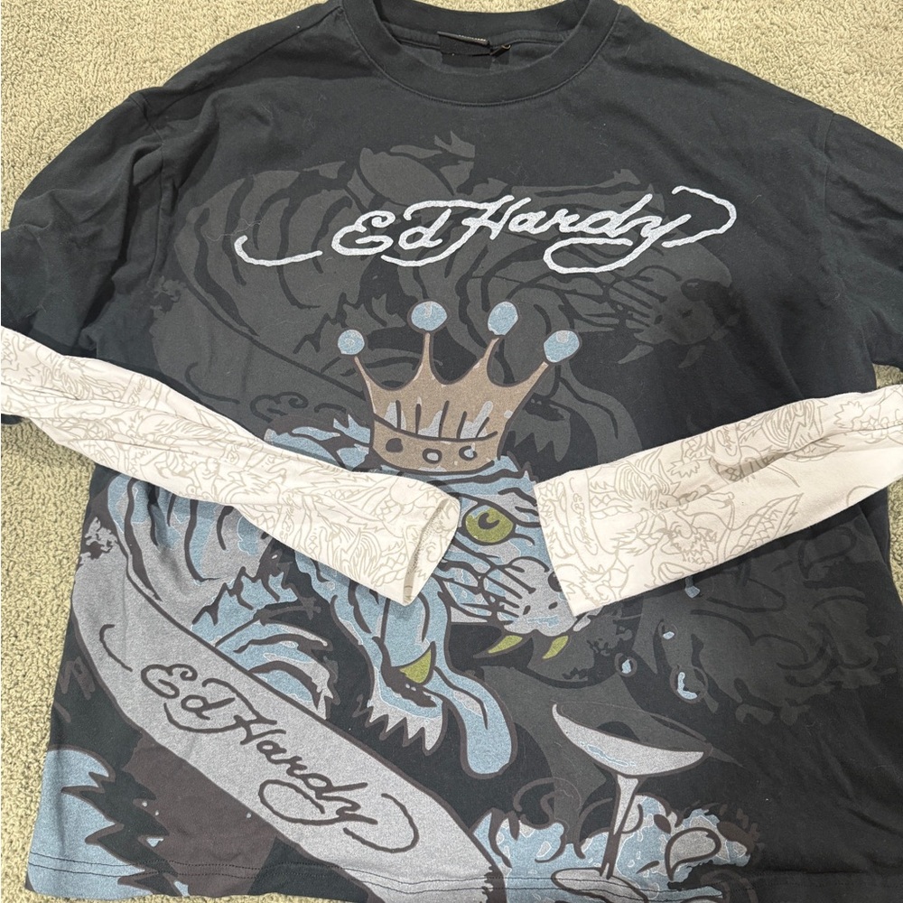 Ed hardy x urban outfitters shirt